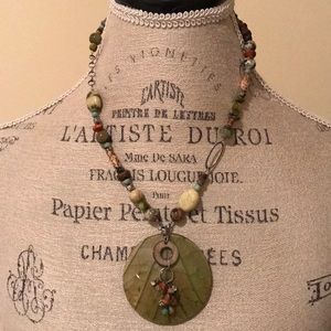 Silpada Kabkaban Leaf Pendant Necklace